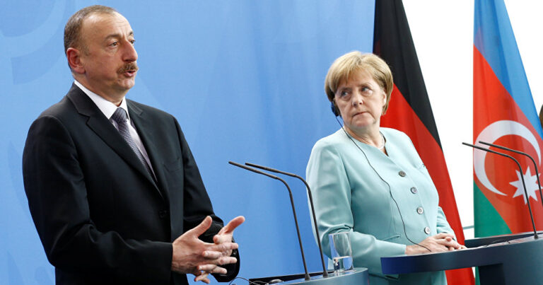 Angela Merkel Prezident İlham Əliyevə zəng edib