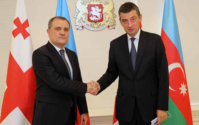 Ceyhun Bayramov Gürcüstan Baş Naziri ilə görüşdü – Fotolar