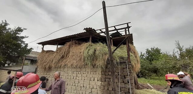 Qubanın həmin kəndində yenə yanğın oldu – FOTO