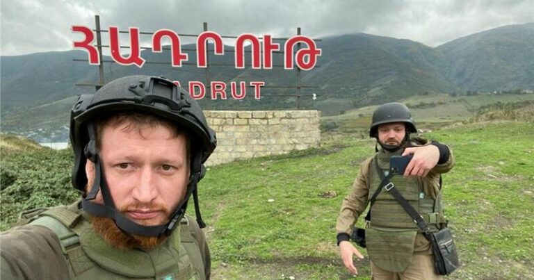 Rus jurnalistin Hadrut fırıldağı – FOTOLAR