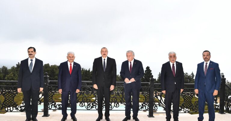 Prezident İlham Əliyev Binəli Yıldırımı qəbul edib – FOTO