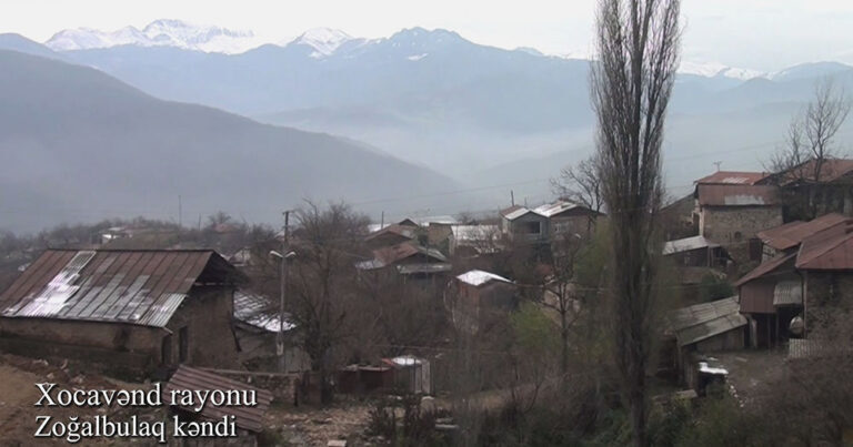 Xocavəndin Zoğalbulaq kəndinin görüntüləri – VİDEO