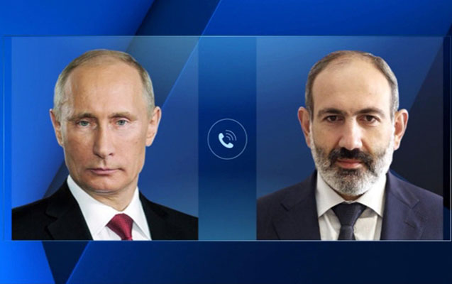 Putinlə Paşinyan arasında telefon danışığı oldu
