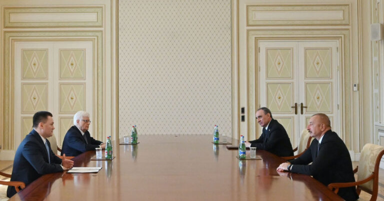 İlham Əliyev Rusiyanın Baş prokuroru ilə görüşdü