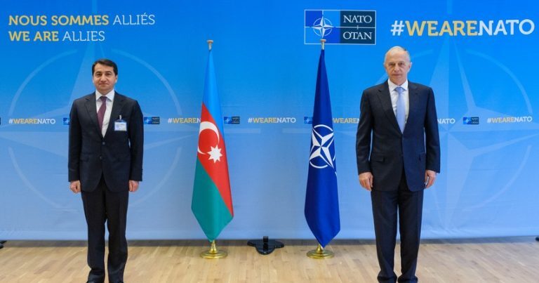 Hikmət Hacıyev NATO baş katibinin müavini ilə görüşdü – FOTOLAR