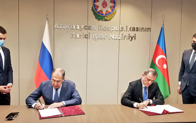 Azərbaycanla Rusiya arasında daha bir sənəd imzalandı – FOTO