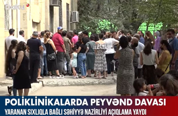 Poliklinikalarda yaranan sıxlıqla bağlı səhiyyə nazirliyi açıqlama yaydı – VİDEO