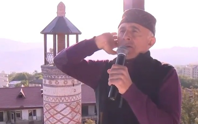 Alim Qasımov Şuşada azan oxudu – Video