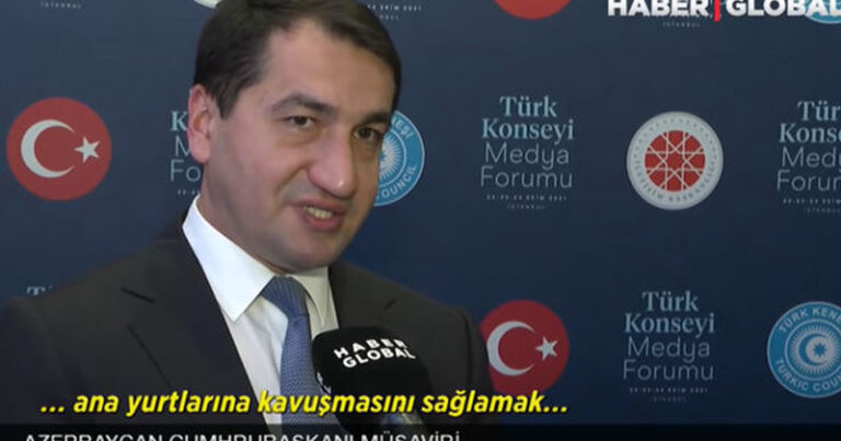 Hikmət Hacıyev “Haber Global”ın efirindən İrana mesaj verdi (VİDEO)