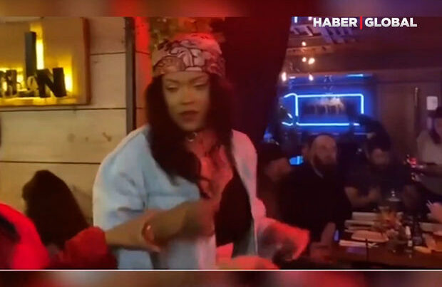 Rihannanın oxşarı İstanbulu bir-birinə qatdı – VİDEO