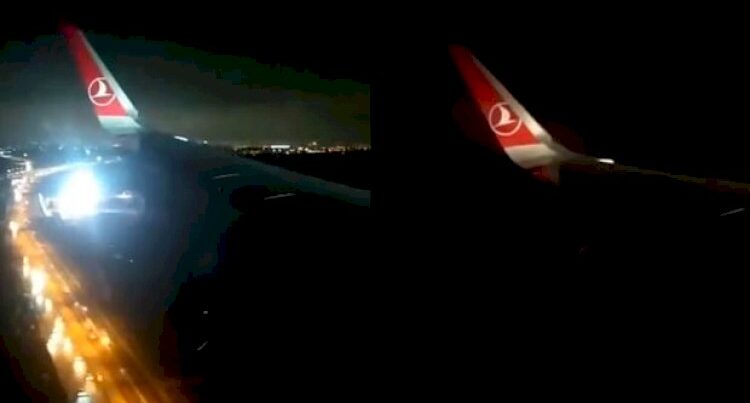 İstanbuldan Bakıya uçan təyyarə güclü külək səbəbindən bir saat havada qaldı – VİDEO