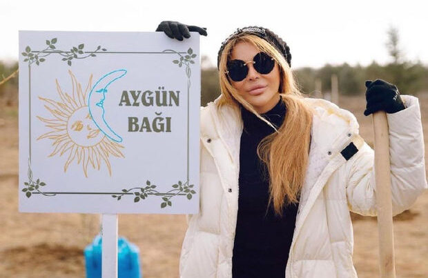 Aygün Kazımovanın adına bağ salındı – FOTO