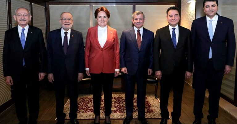 Türkiyənin 6 müxalif lideri bir araya gəldi
