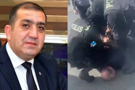 Polis Rasim Məmmədovu belə saxladı – ANBAAN VİDEO