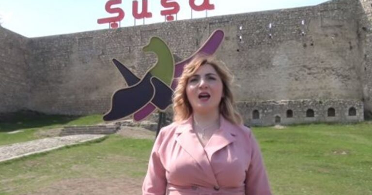 Gürcü müğənnilər Şuşada Azərbaycan mahnıları oxudular – Videolar