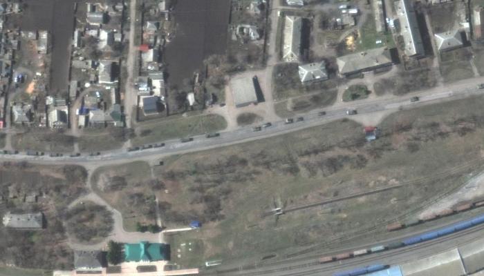 12 km-lik rus hərbi kolonu Xarkova doğru gedir – FOTOLAR