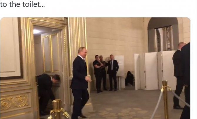 Putinin tualetə nəcislərini toplayan xüsusi agentlə getdiyi də bəlli oldu…-VİDEO