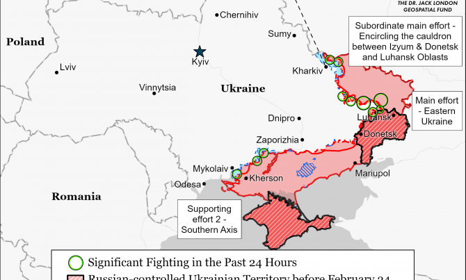 Ukrayna ordusu Rusiya qoşunlarını Xersonda müdafiə mövqeləri tutmağa vadar etdi…-“ISW”