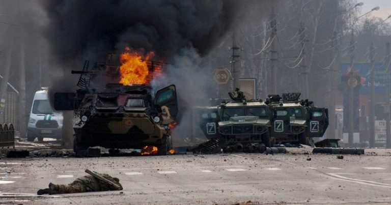 Ukrayna Rusiya şəhərlərini bombaladı