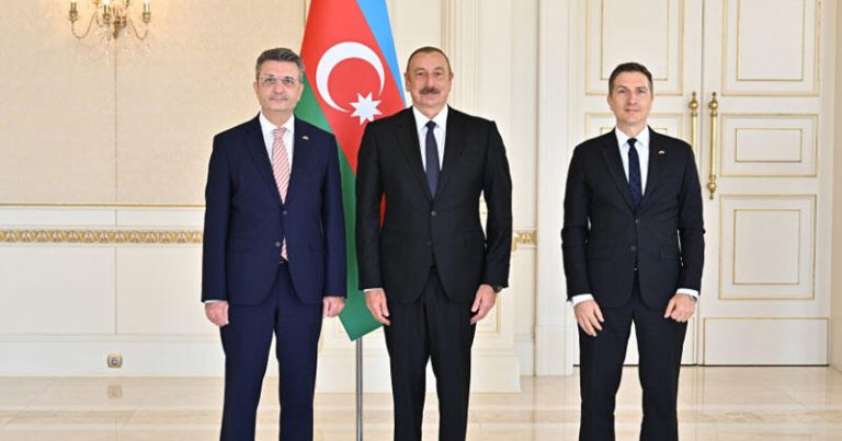 Prezident İlham Əliyev Almaniyanın yeni səfirinin etimadnaməsini qəbul edib – FOTO