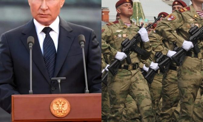 Putin çevriliş qorxusundan Moskvaya 18 minlik xüsusi təyinatlı diviziya topladı…-İngilis mediası
