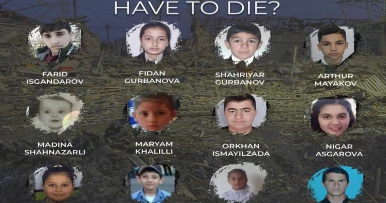 “2020-ci ildə erməni terroru zamanı 12 uşaq həlak olub” – Azərbaycan XİN