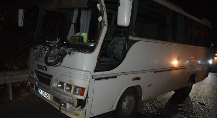 İşçiləri daşıyan avtobus QƏZA törətdi, 17 nəfər…