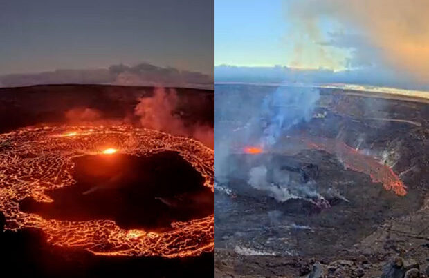 Dünyanın ən böyük vulkanlarından biri püskürməyə başlayıb – VİDEO