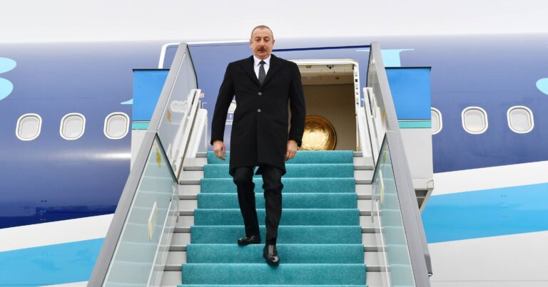 Prezident İlham Əliyev Almaniyaya səfərə gedib
