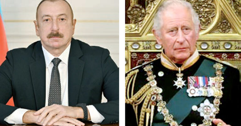 Britaniya Kralı İlham Əliyevi təbrik etdi
