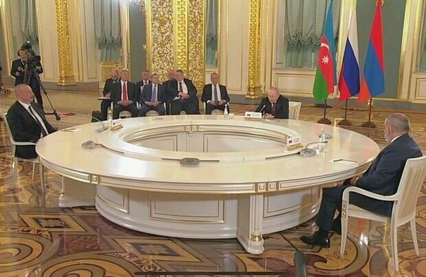 Moskvada Rusiya, Azərbaycan və Ermənistan liderlərinin üçtərəfli görüşü başlayıb