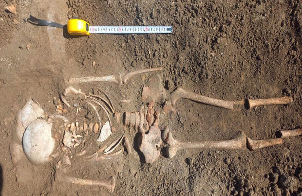 Xaçmazda beş min il yaşı olan insan skeleti tapılıb – FOTO