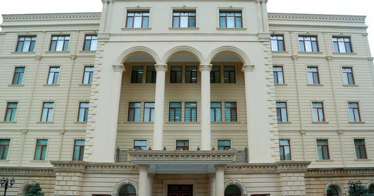 Müdafiə Nazirliyi MƏLUMAT YAYDI
