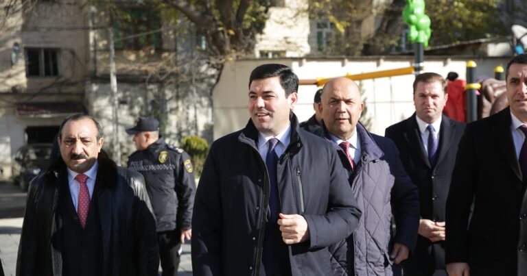 Xaçmaz şəhərində “Abad məhəllə” istifadəyə verilib – FOTOLAR