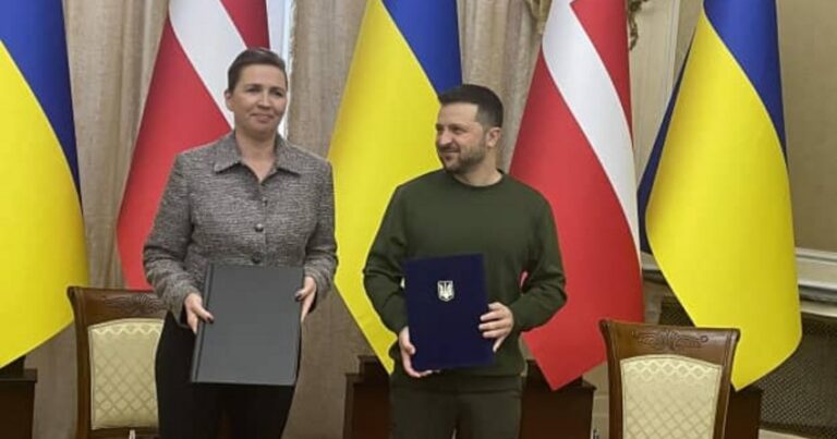 Ukrayna və Danimarka təhlükəsizlik sazişi imzaladı