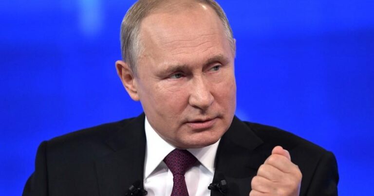Putin terror aktı ilə əlaqədar xalqa müraciət edir
