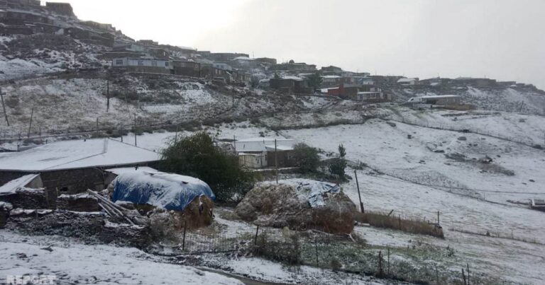 Azərbaycanda bu rayona QAR YAĞDI