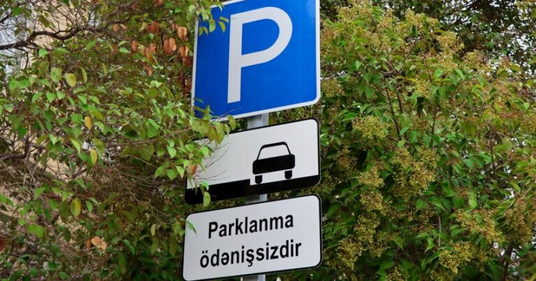 Bakıda ilk dəfə ödənişsiz parklanma yerləri təşkil edilib