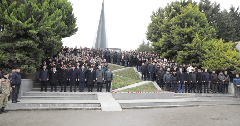 Xaçmaz rayonunda 20 Yanvar şəhidlərinin xatirəsi anılıb – FOTOLAR