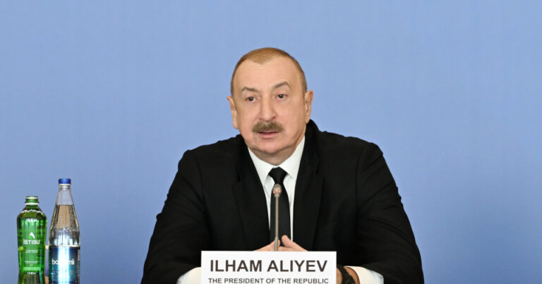 Prezidentin bugünkü çıxışının TAM MƏTNİ