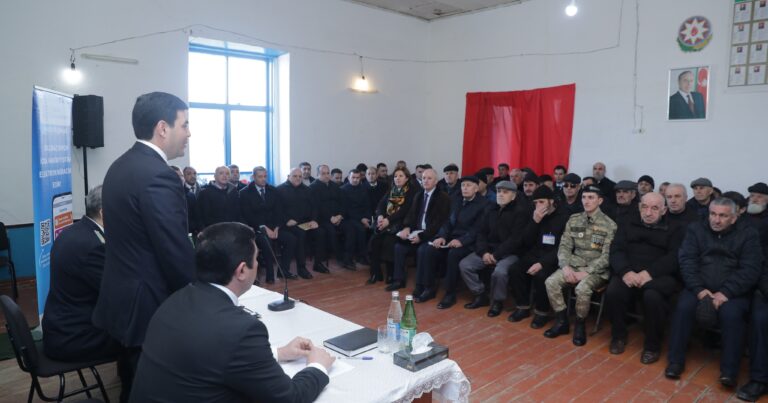 Xanoba kəndində səyyar qəbul keçirilib – FOTOLAR