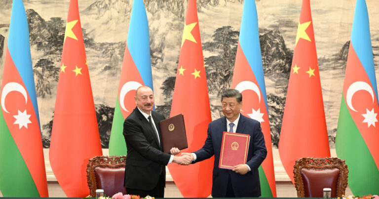 Azərbaycanla Çin arasında Birgə Bəyanat imzalandı