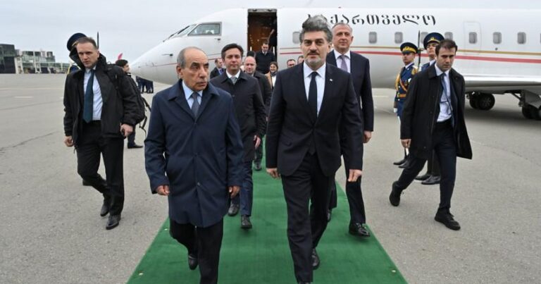 Gürcüstan Prezidenti Azərbaycana rəsmi səfərə gəlib