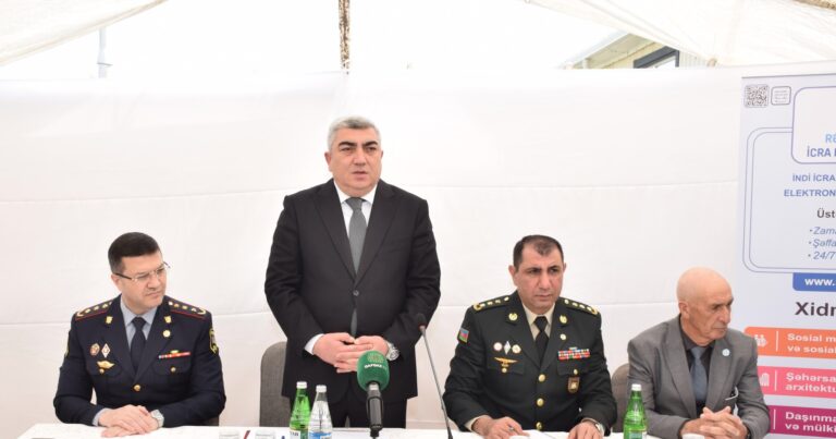 İlqar Mahmudov Aşağı Atuc kənd inzibati ərazi dairəsinin Susayqışlaq kəndində vətəndaşların səyyar qəbulunu keçirdi – FOTOLAR