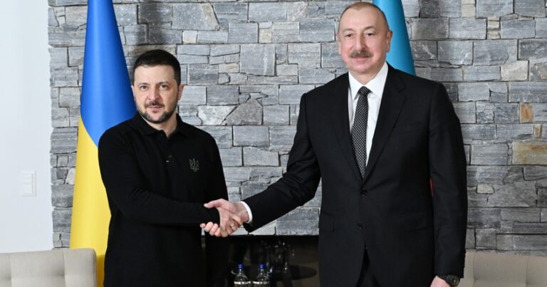 Zelenskidən İlham Əliyevə TƏBRİK