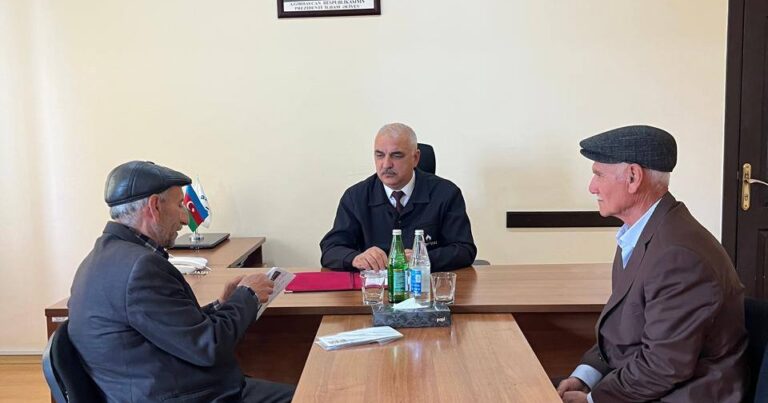 “Azəriqaz” İB-nin Xaçmaz RQİİ-i Şabranda vətəndaş qəbulu keçirdi – FOTOLAR