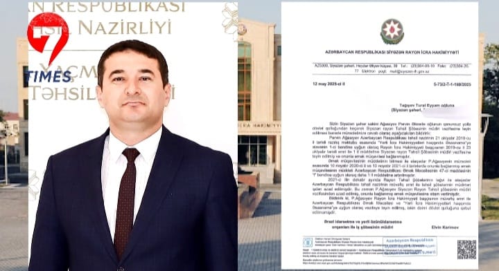 Siyəzən RİH-dən Pərvin Ağasiyevlə bağlı açıqlama verildi: “Dövlət qulluğuna qəbul edilməyib” – VİDEO