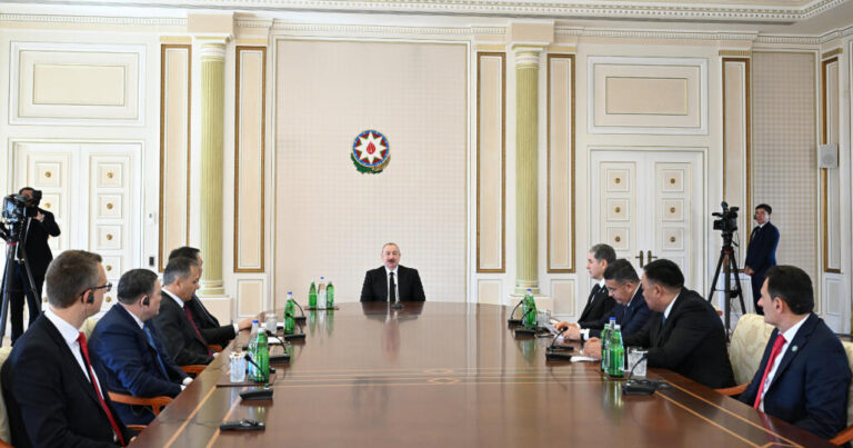 Prezident İlham Əliyev TDT-nin daxili işlər nazirlərini qəbul edib – FOTO