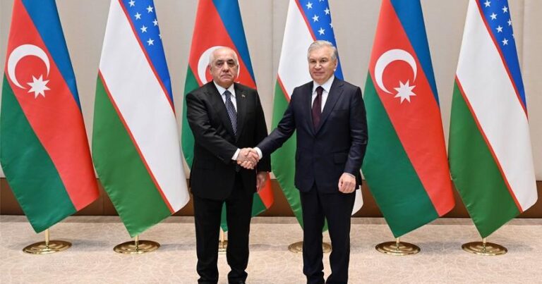 Azərbaycanın Baş naziri Daşkənddə Özbəkistan Prezidenti ilə görüşüb