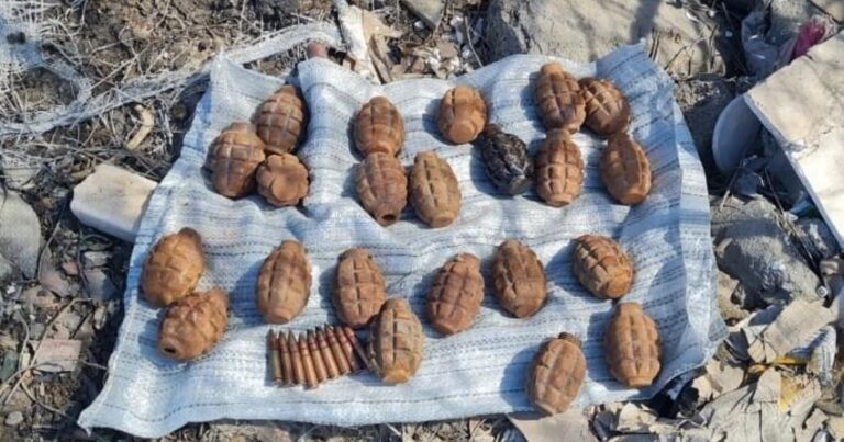 Abşeronda silah-sursat aşkarlanıb